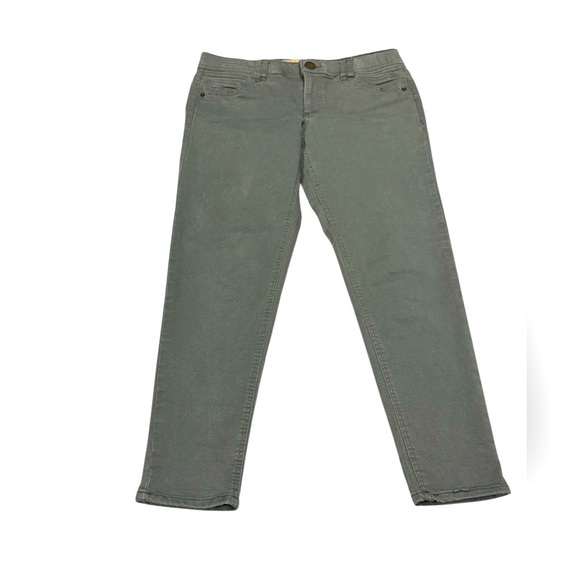 Democracy Olive Green Jegging Crop Pant Women’s Size 10 - Picture 1 of 3